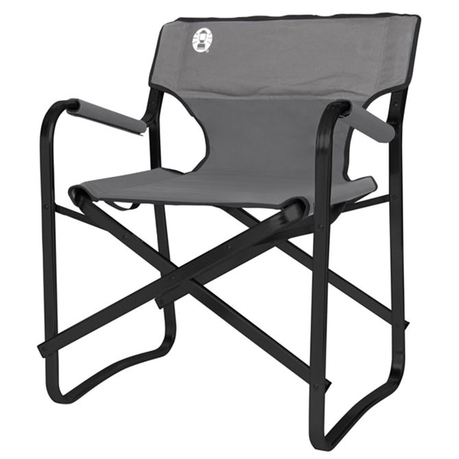 Stol za kampiranje Coleman Steel Deck Chair, siva/črna (2000038340)