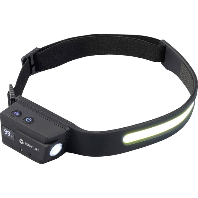 Naglavna svetilka TOOLCRAFT  COB LED  Li-ionskI akumulator 320 lm 8 h TO-10211664