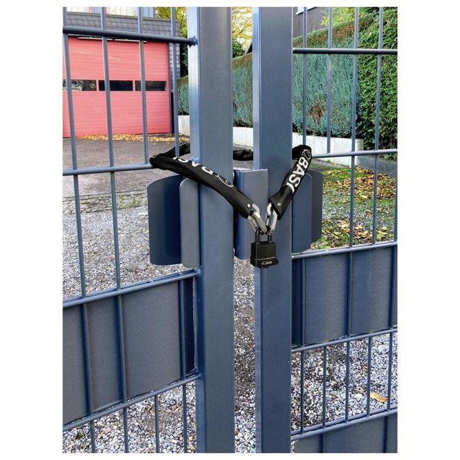 Veriga iz kaljenega jekla z jeklenimi členi Basi ZR 318 debeline 10 mm, črna 4