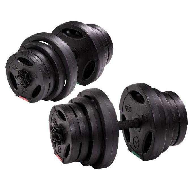 Fitnes ročke 2 x 20 kg iz cementa HMS 5