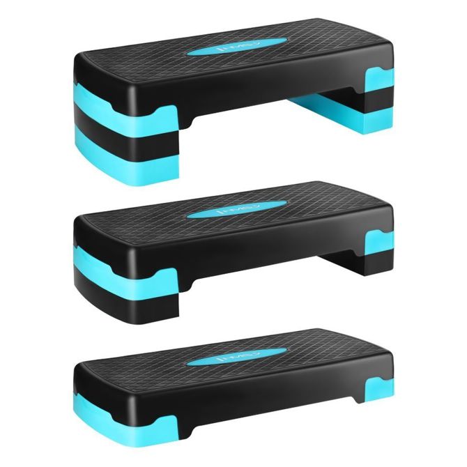 Fitnes step pručka Mint, nastavljiva višina 10–20 cm, nedrseča površina, do 200 kg 3