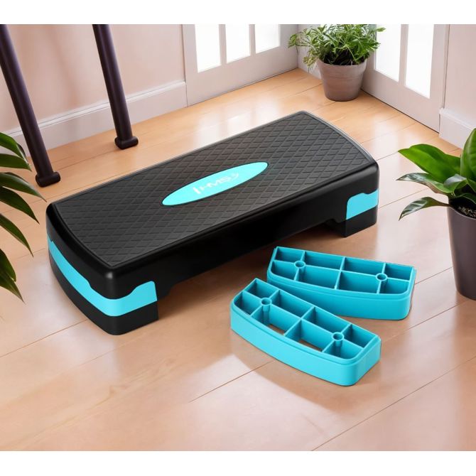 Fitnes step pručka Mint, nastavljiva višina 10–20 cm, nedrseča površina, do 200 kg 4