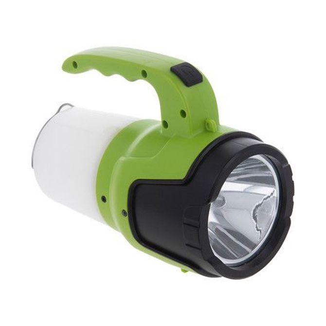 FOREVER CAMPING večfunkcijska ročna LED svetilka, 450 lumnov, 3 načini svetenja, 1200mAh polnilna baterija, IP55 vodoodpornost, microUSB, ročaj, obešalo 3