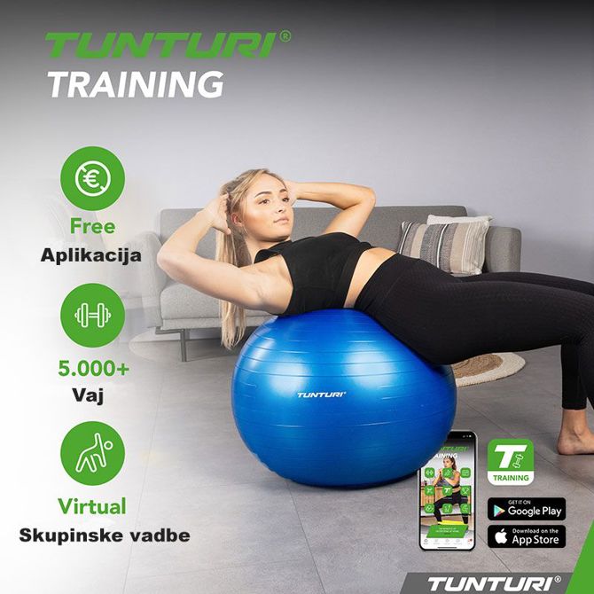 Gimnastična žoga antiburst 55 cm 5