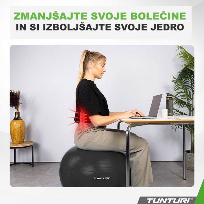 Gimnastična žoga antiburst 65 cm 193148 4