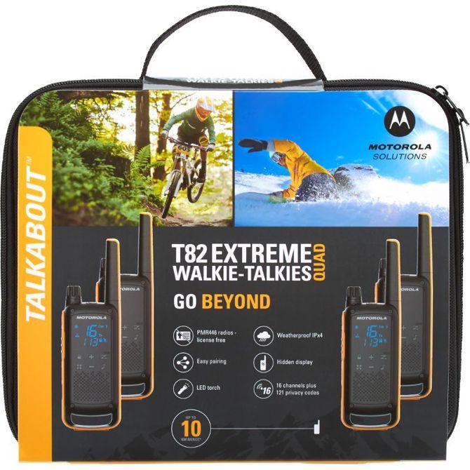 Motorola Walkie Talkie T82 Extreme Quadpack 4