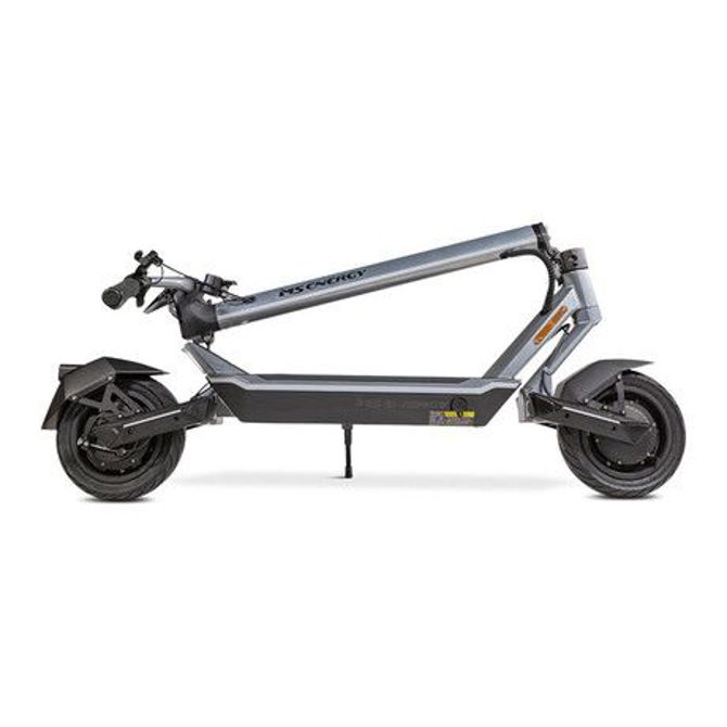 Električni skiro MS Energy FLARE X 2x800W motor, 70 km doseg, 52V 18Ah baterija, 10 pnevmatike, vzmetenje, črn (Midnight Chrome) 4