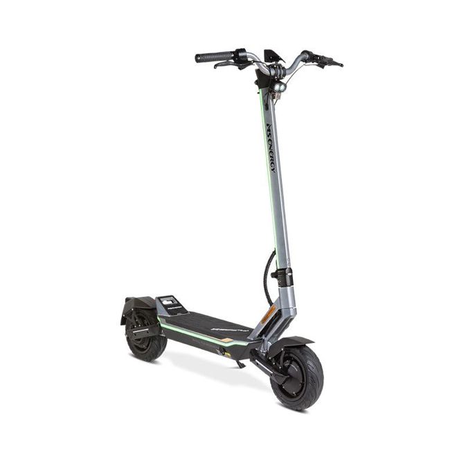 Električni skiro MS ENERGY FLARE X Hydraulic , 10 gume, 2x 800W motor, 70km doseg, 936Wh 52V 18Ah baterija, vzmetenje, EBS sistem, Smart BMS, LCD zaslon, LED, aplikacija, srebrn (Midnight Chrome) 2