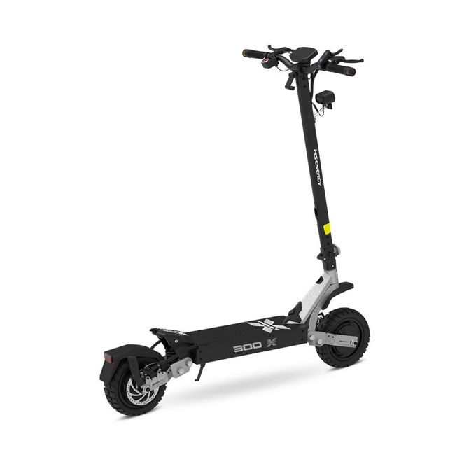 Električni skiro MS ENERGY THRUST 300X , 10 gume, 2x 300W motor, 60km doseg, 720Wh 48V 15Ah baterija, dvojno C-vzmetenje, EBS sistem, Smart BMS, LCD zaslon, LED osvetlitev, aplikacija, srebrno črn 5