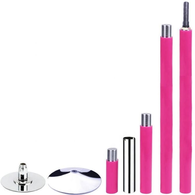 Novi plesni drog s silikonsko prevleko Pink 61pink-dp 2