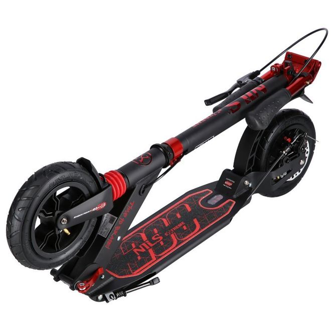 Mestni skiro Nils, napihljiva 200 mm kolesa, ABEC9, amortizerji, disk zavora, zložljiv 4