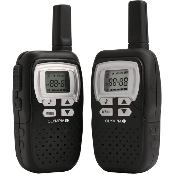 Radijska postaja-walkie talkie olympia pmr 1208 črn 5392 3