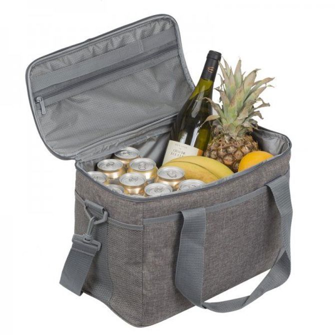 Hladilna torba RIVACASE 5726 23l za 24 x 0,5l pločevink - siva 3