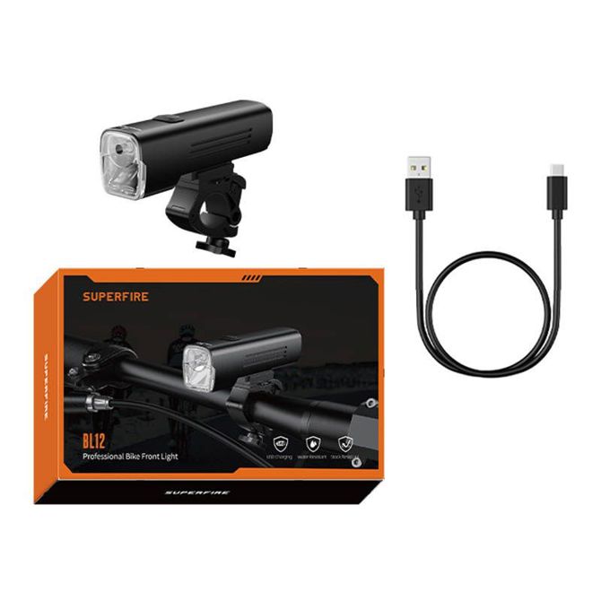 Kolesarska luč Superfire BL12, 4800mAh, USB 5