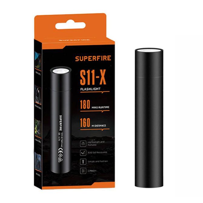 Mini svetilka Supfire S11-X, 700lm, USB 4