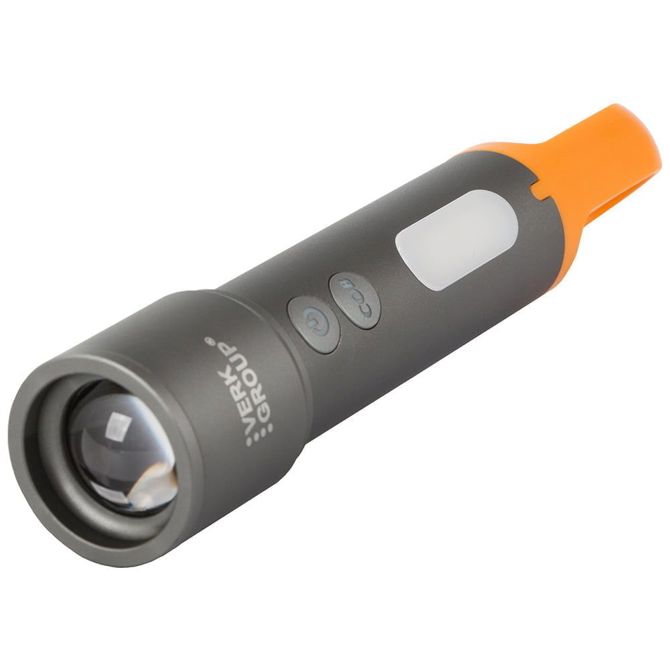 Vojaška taktična aku. LED COB PM10-TG ročna svetilka zoom 3