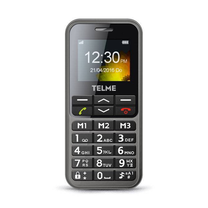 Mobilni telefon za starejše Emporia TELME (črn)