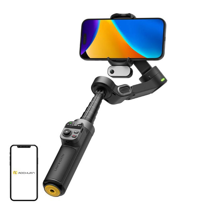 AOCHUAN X3 Gimbal z AI senzorjem (črn)