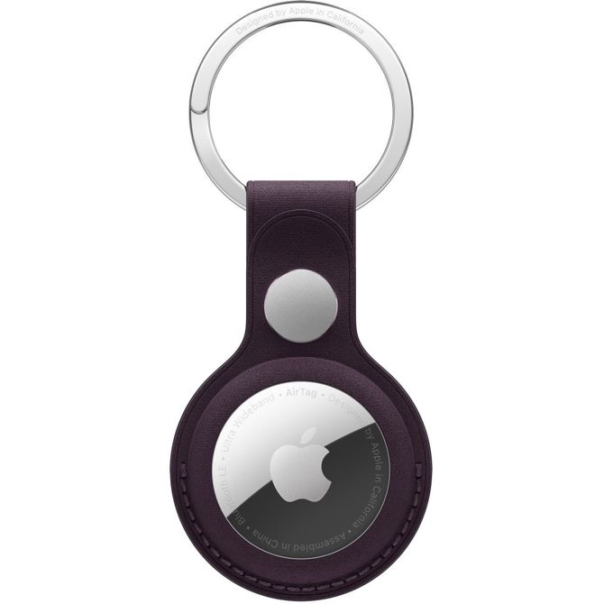 Obesek za ključe APPLE AirTag FineWoven - Blackberry