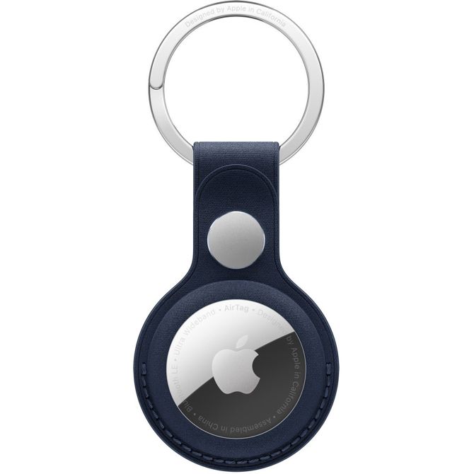 Obesek za ključe APPLE AirTag FineWoven - Deep Blue