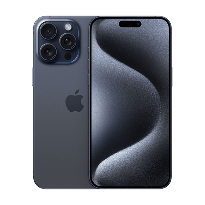 Pametni telefon Apple iPhone 15 Pro Max, 512 GB, modro siv, DE