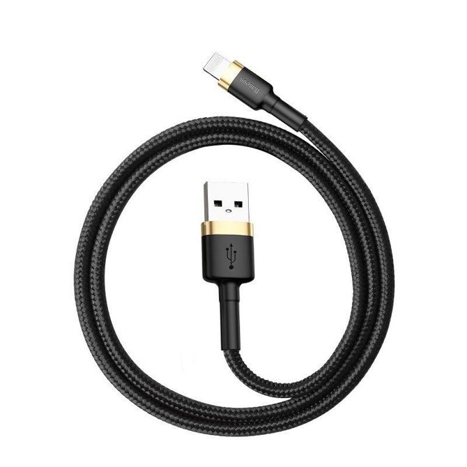 Baseus Cafule kabel USB Lightning 2.4A 1m (zlat+črn)