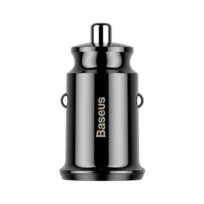 Avtopolnilec Baseus Grain 2x USB 5V 3.1A (črn)