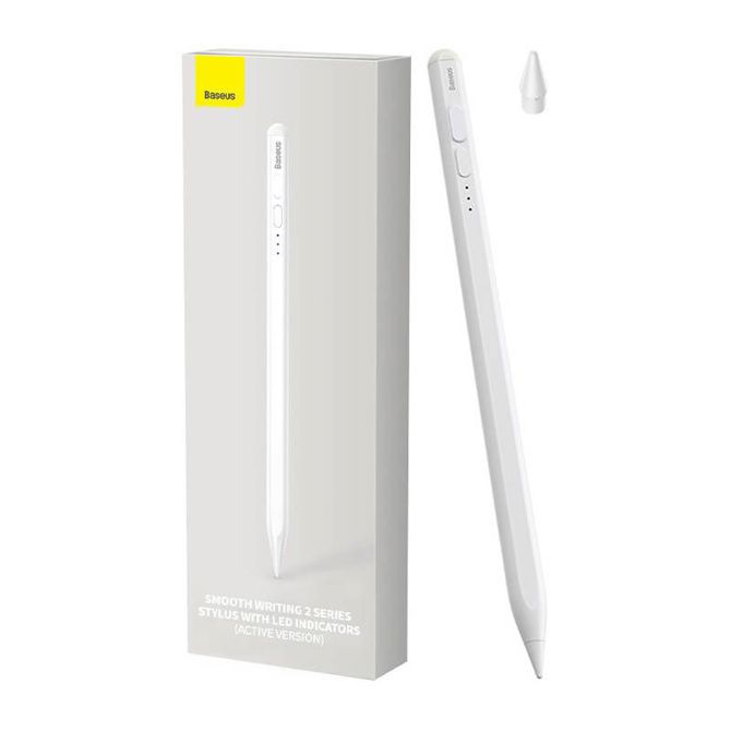 Baseus Smooth Writing 2 Stylus Pen z LED indikatorji (bel)
