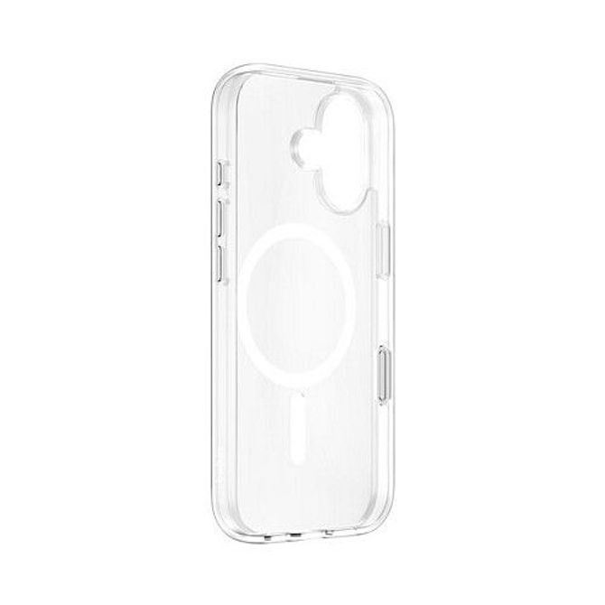 Ovitek za telefon Belkin SheerForce Clear za iPhone 17, prozoren, MagSafe, zaščita do 4 m, proti rumenenju, brezžično polnjenje