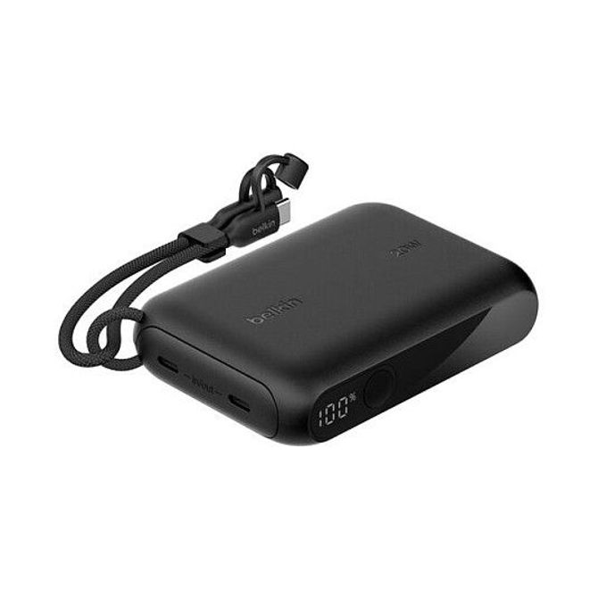 Belkin Powerbank 10.000mAh črni zaslon PD 20W USB-C BPB027hqBK