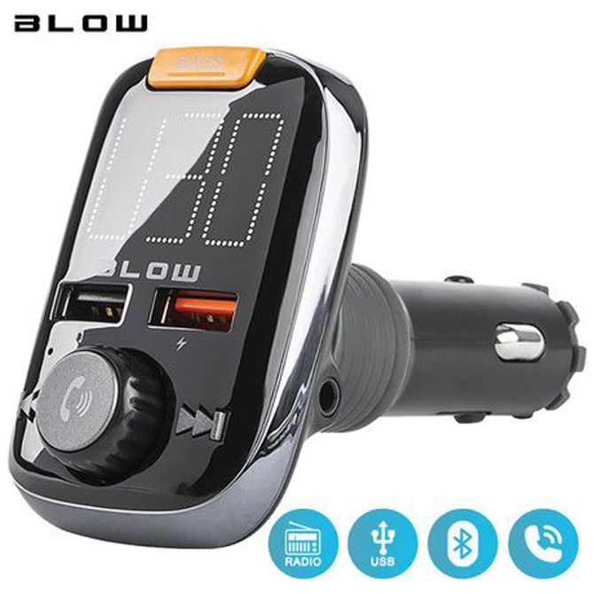 BLOW FM Oddajnik 74-154, Bluetooth 5.0 + polnilec QC3.0 + prostoročno telefoniranje
