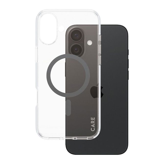Ovitek CARE by PanzerGlass Flagship MagSafe za iPhone 16 Plus, prozoren 9821284732
