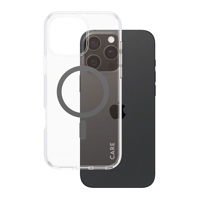 Ovitek CARE by PanzerGlass Flagship MagSafe za iPhone 16 Pro Max, prozoren