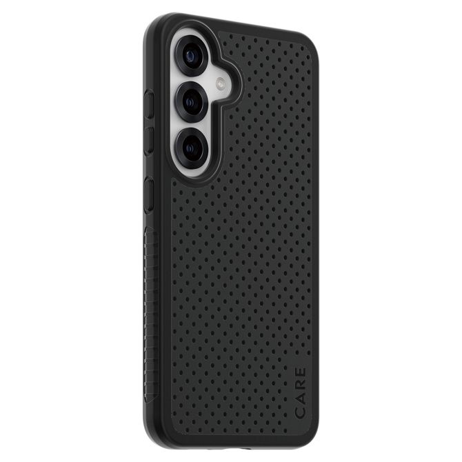 Ovitek CARE by panzerGlass Feature Heat Beat za Samsung Galaxy S25, črn