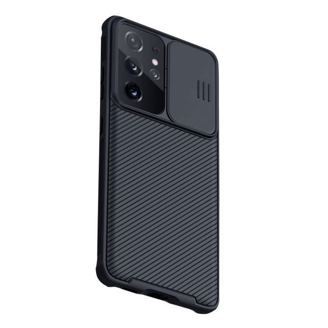 Etui Nillkin CamShield Pro za Samsung S21 Ultra (črn)