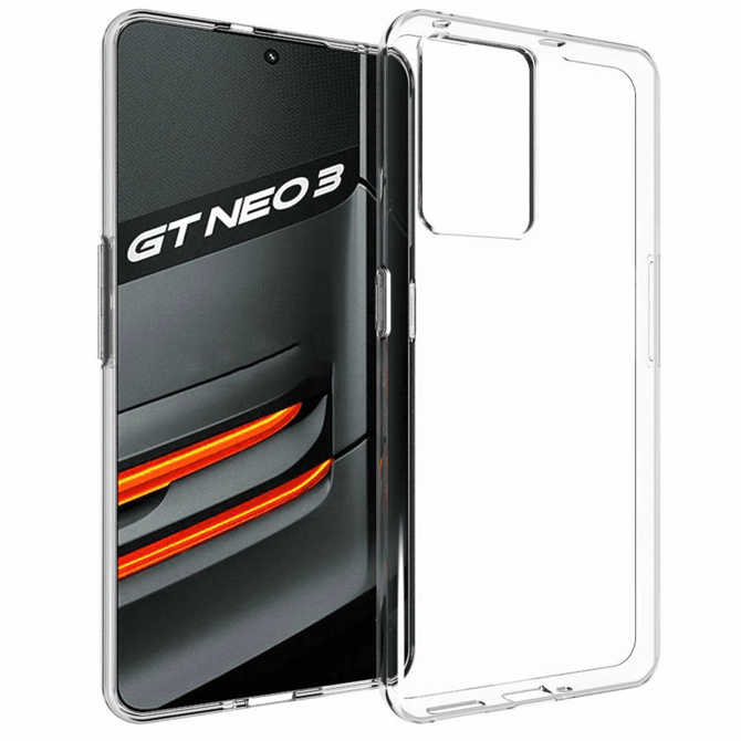 Clear Case 1,8 mm silikonski ovitek za Realme GT Neo 3 - prozoren