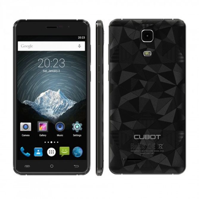 Pametni telefon Cubot Z100 črn + darilo: etui