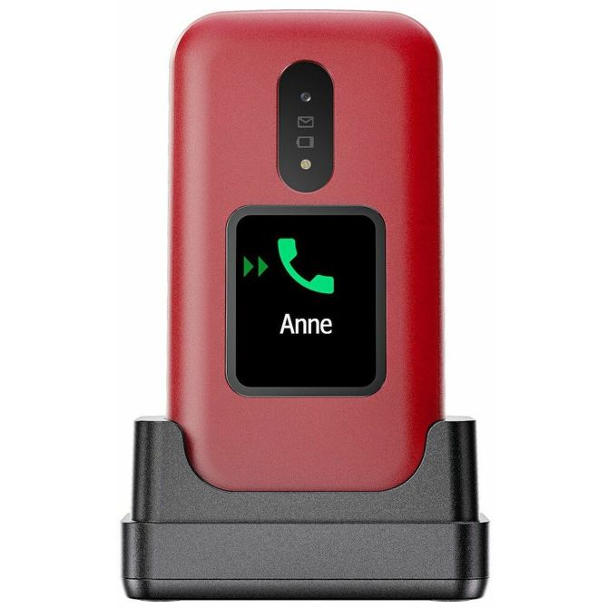 GSM telefon Doro 2880 rdeča brez napajalnika