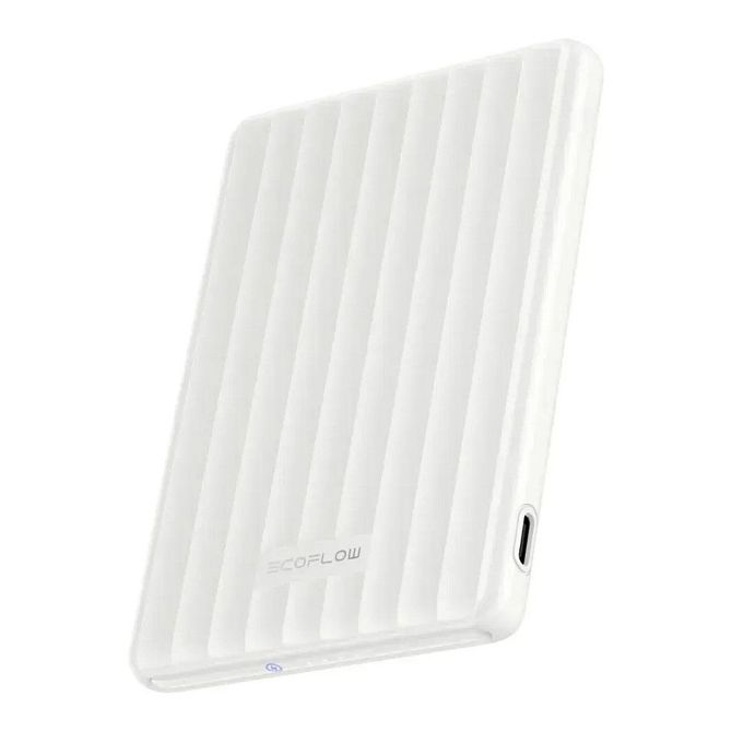 Power bank Ecoflow RAPID Mag 5K 5000 mAh Qi2 15 W hitro polnjenje bela