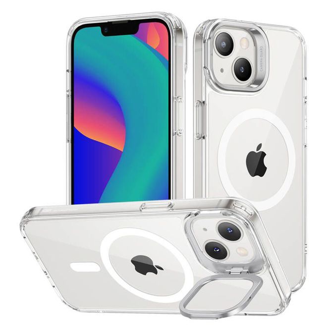 Klasični ovitek ESR s stojalom in HaloLock za iPhone 14 Plus (prozoren)