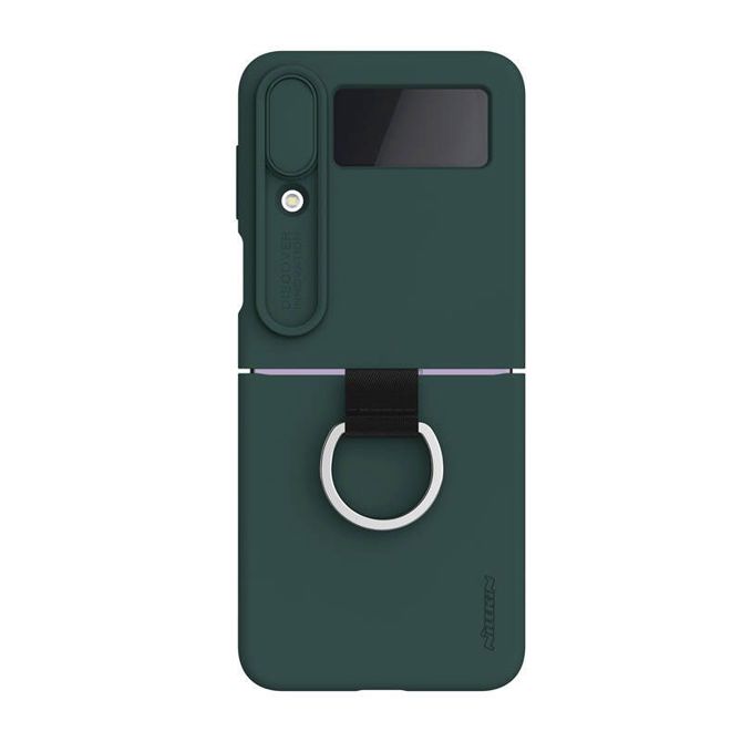 Ovitek Nillkin CamShield Silky za Samsung Galaxy Z Flip 4 5G (zelen)