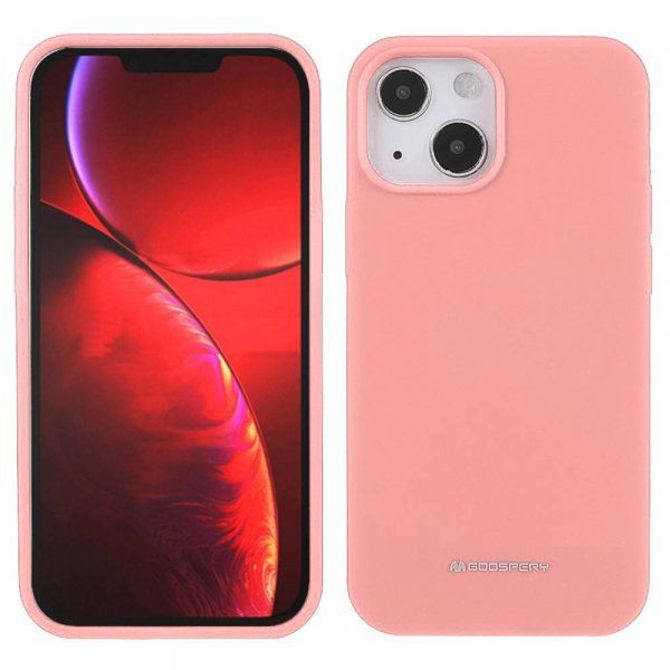 Goospery Soft Feeling silikonski ovitek za iPhone 13 Pro - roza