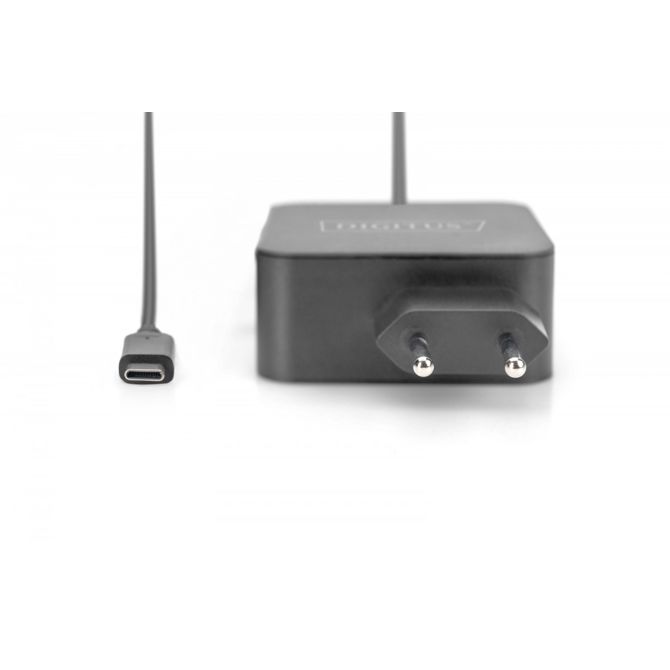 Hišni polnilec za telefone Digitus DA-10071 USB-C, 65 W, PD 3.0, kabel 1,20 m, zaščite