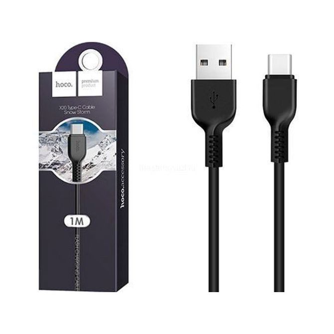 Hoco podatkovni kabel X20 Flash 1m 2A Type C črn