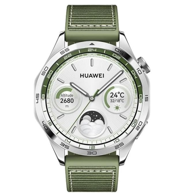Pametna ura Huawei Watch GT 4 46mm srebrno zelena