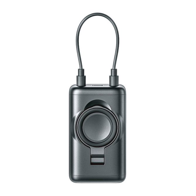 Power bank Joyroom JR-W13 5000mAh, magnetni polnilec za Apple Watch, hitro polnjenje 18W, integriran kabel USB-C na Lightning, črna