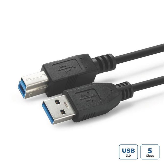 MicroConnect Kabel USB A-B 3.0, 2m 5Gbps