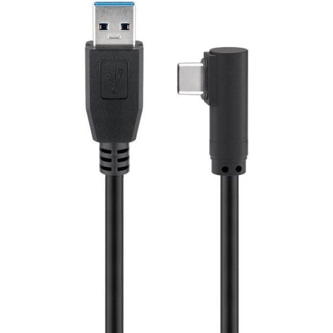 MicroConnect Kabel USB C-A 3.0, 1m 4,5W, 5Gbps, kotni