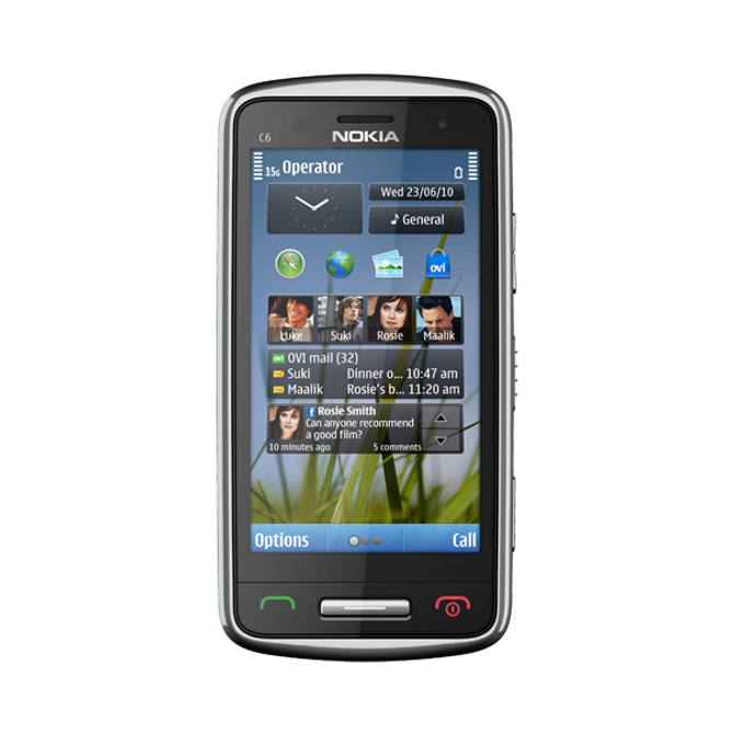 MOBILNI TELEFON NOKIA C6-01 - SILVER