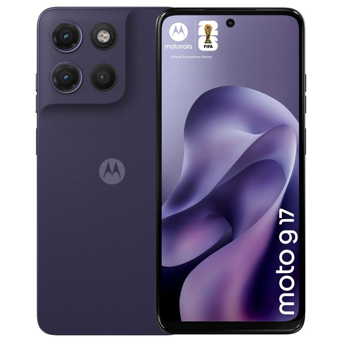Motorola moto g17 4G 4/128 GB Android 15 Dual SIM pametni telefon, večerno modra